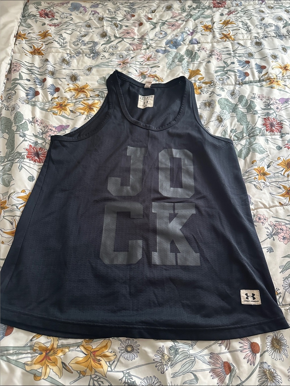 Under Armour ‘JOCK’ Imprinted Athletic Tank Top